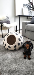 Pawlagom Handmade Cozy Woolen Bed for Cats and Dogs | 100% Natural Pet Nest Made in Poland